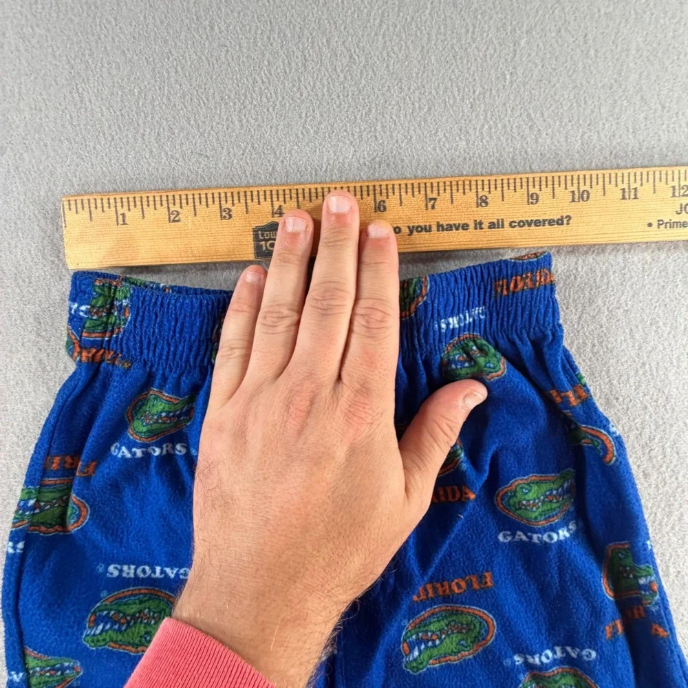 Florida Gators Gen2 Pajama Pants Kids Size 8 Blue Fleece All Over Print NCAA PJs